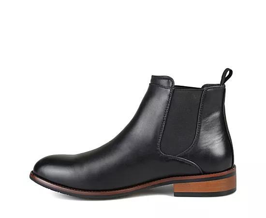 Vance Co. Landon Mens Chelsea Boots Blue Product Image