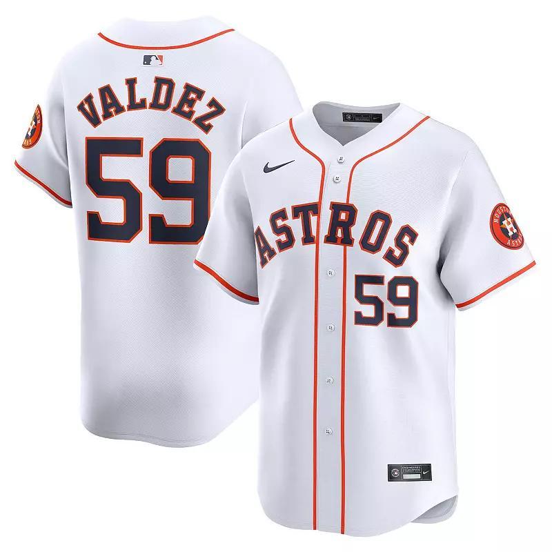 Mens Nike Framber Valdez Houston Astros Home Limited Player Jersey Product Image