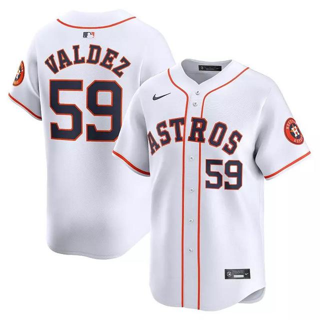 Mens Nike Framber Valdez Houston Astros Home Limited Player Jersey Product Image