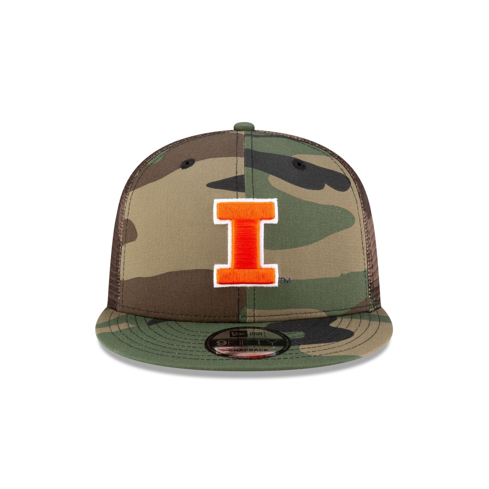 Illinois Fighting Illini Camo 9FIFTY Trucker Hat Male Product Image