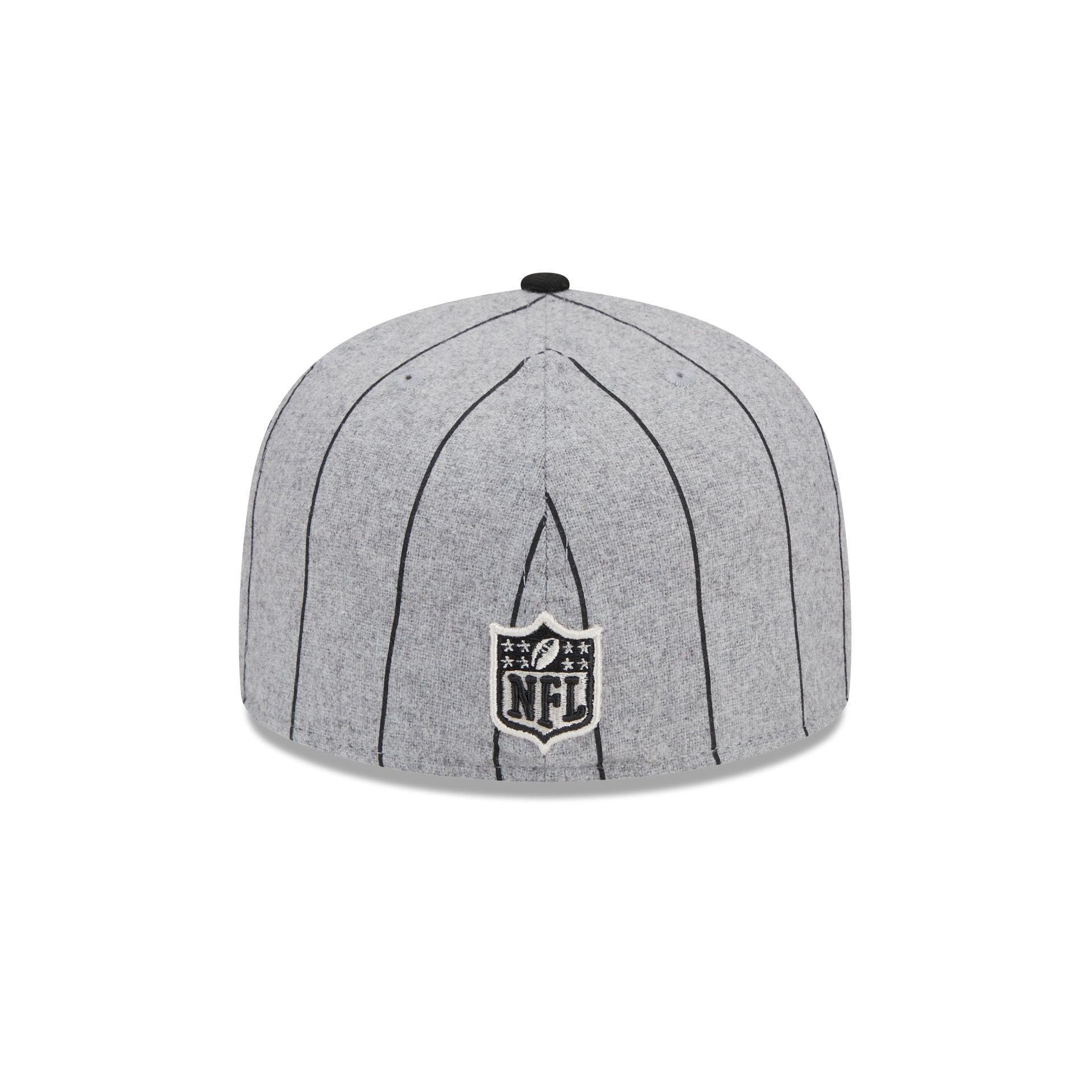 Las Vegas Raiders Heather Pinstripe 59FIFTY Fitted Hat Male Product Image