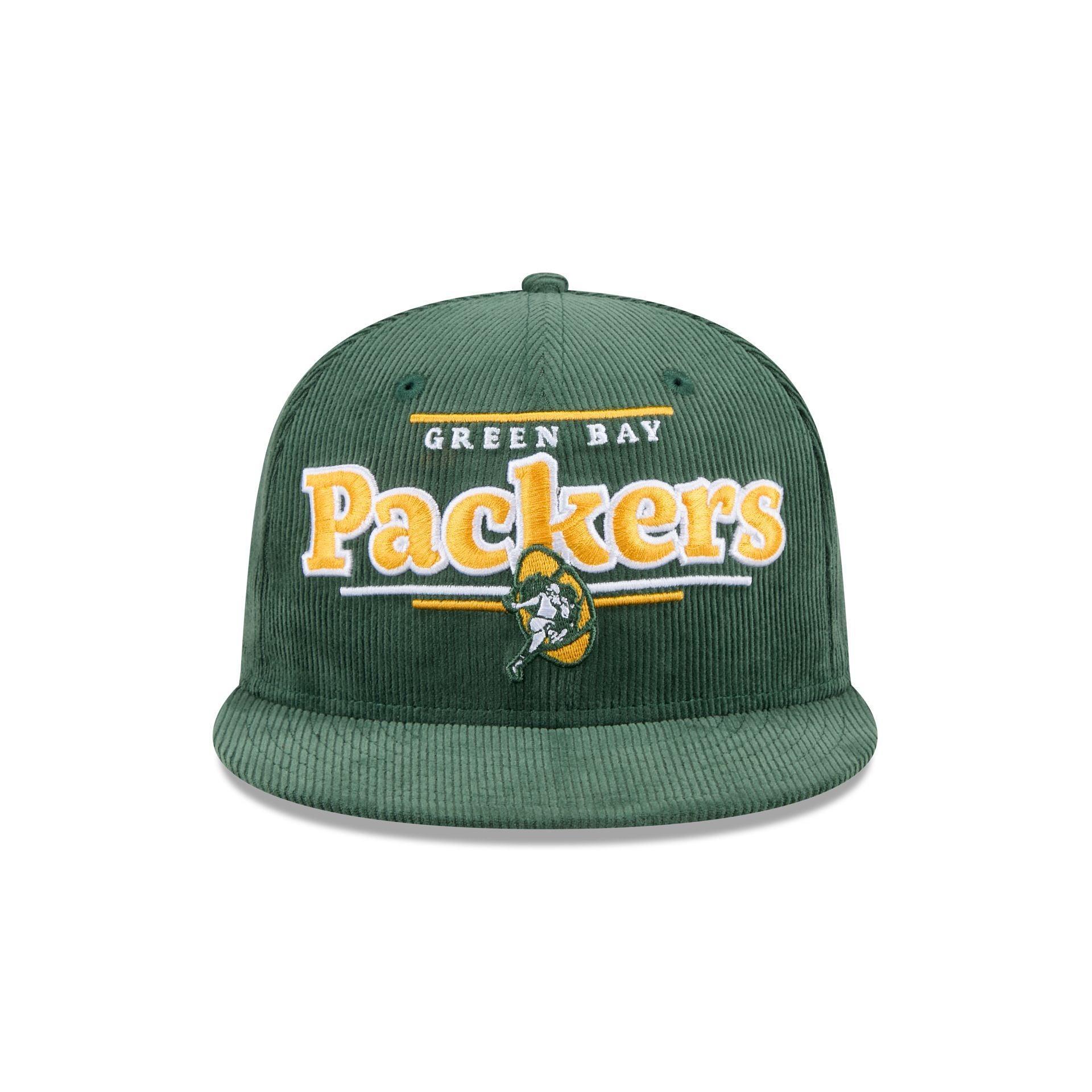 Green Bay Packers Throwback Display 9FIFTY Snapback Hat Male Product Image