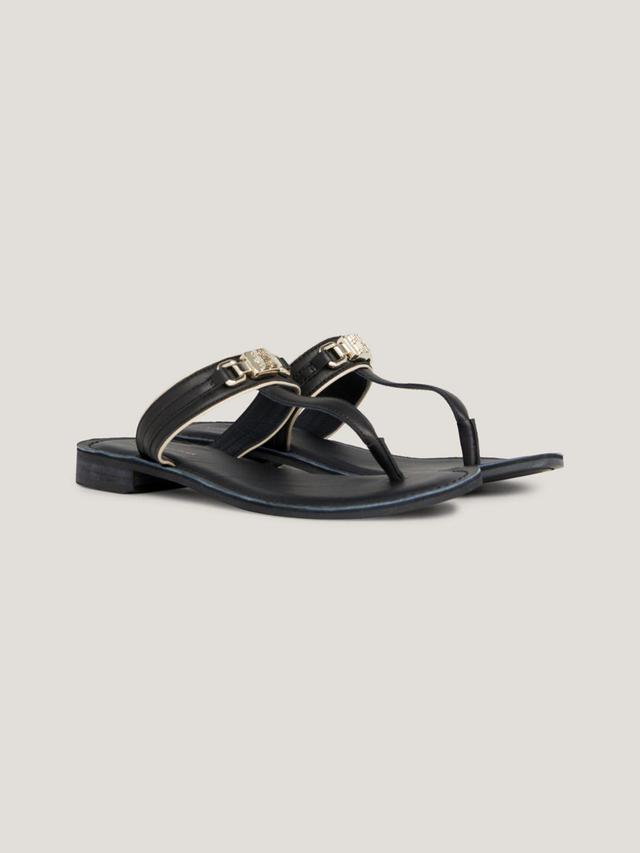 Tommy Hilfiger Women's Monogram Leather Sandal Product Image