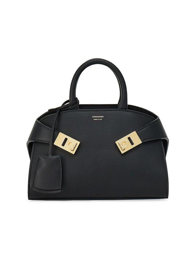 Womens Mini Hug Leather Top-Handle Bag Product Image