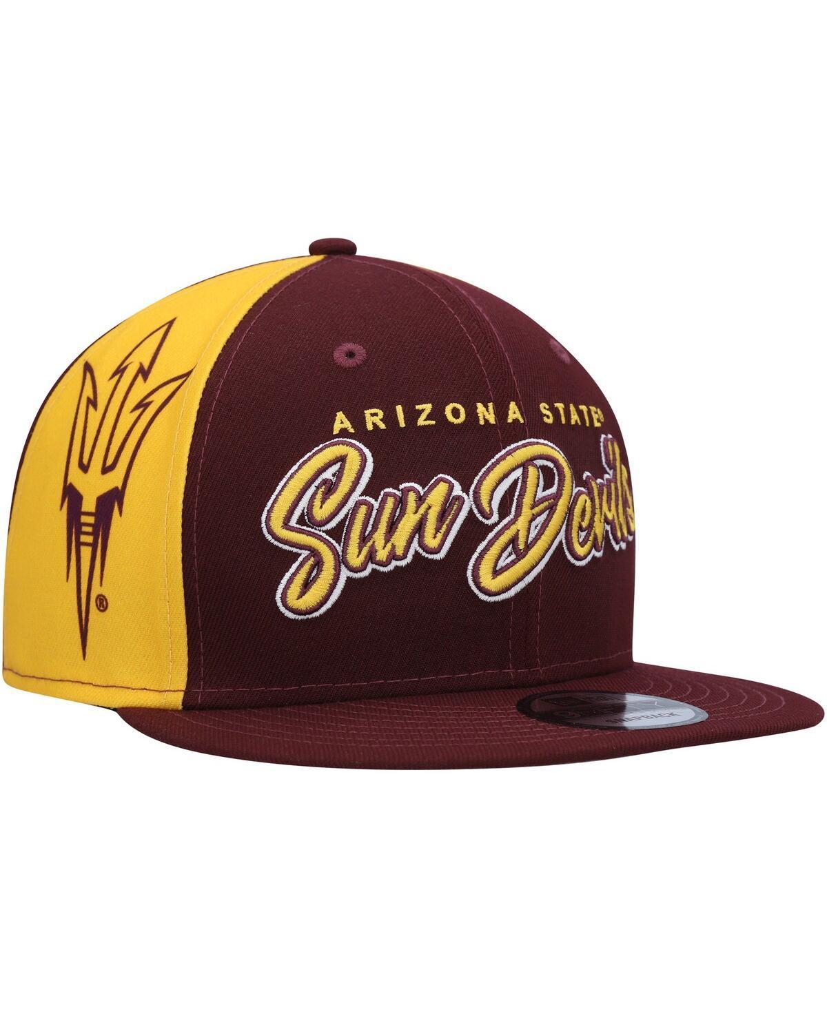 Mens New Era Maroon Arizona State Sun Devils Outright 9FIFTY Snapback Hat Product Image