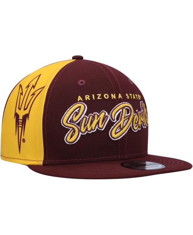 Mens New Era Maroon Arizona State Sun Devils Outright 9FIFTY Snapback Hat Product Image