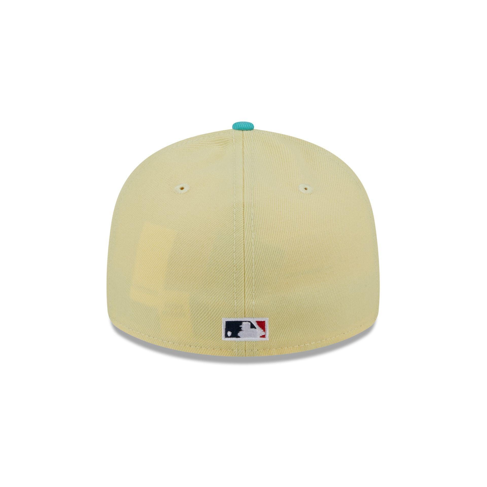 Boston Red Sox Soft Yellow Low Profile 59FIFTY Fitted Hat Male Product Image