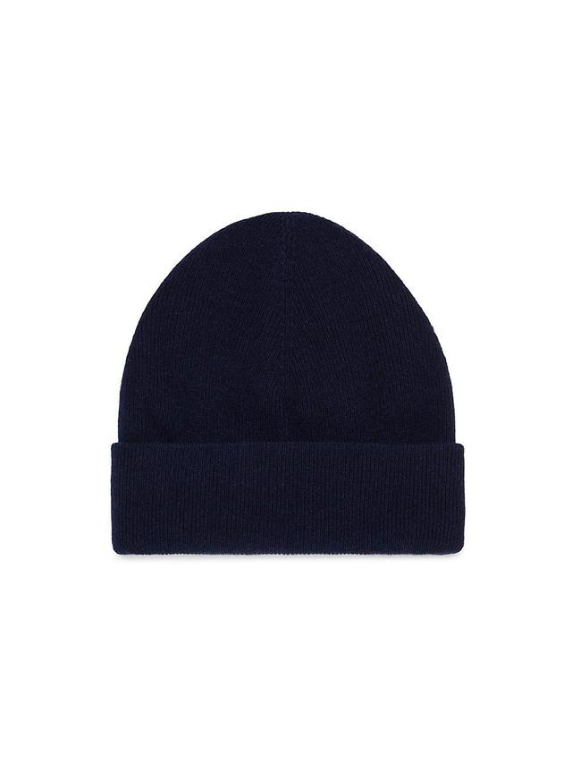 Mens Cashmere Rib Knit Beanie Product Image