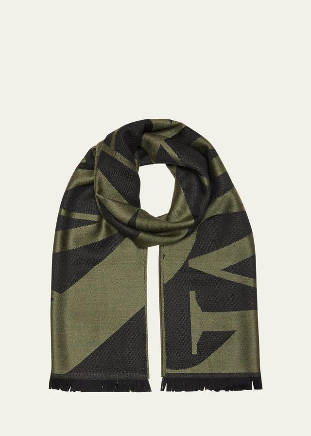 Mens Wool Exploded Seal Scarf Product Image