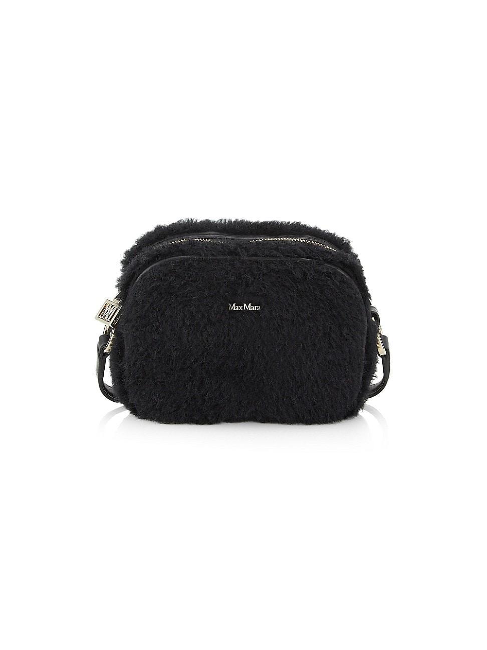 Womens Teddy Alpaca-Blend Camera Crossbody Bag Product Image