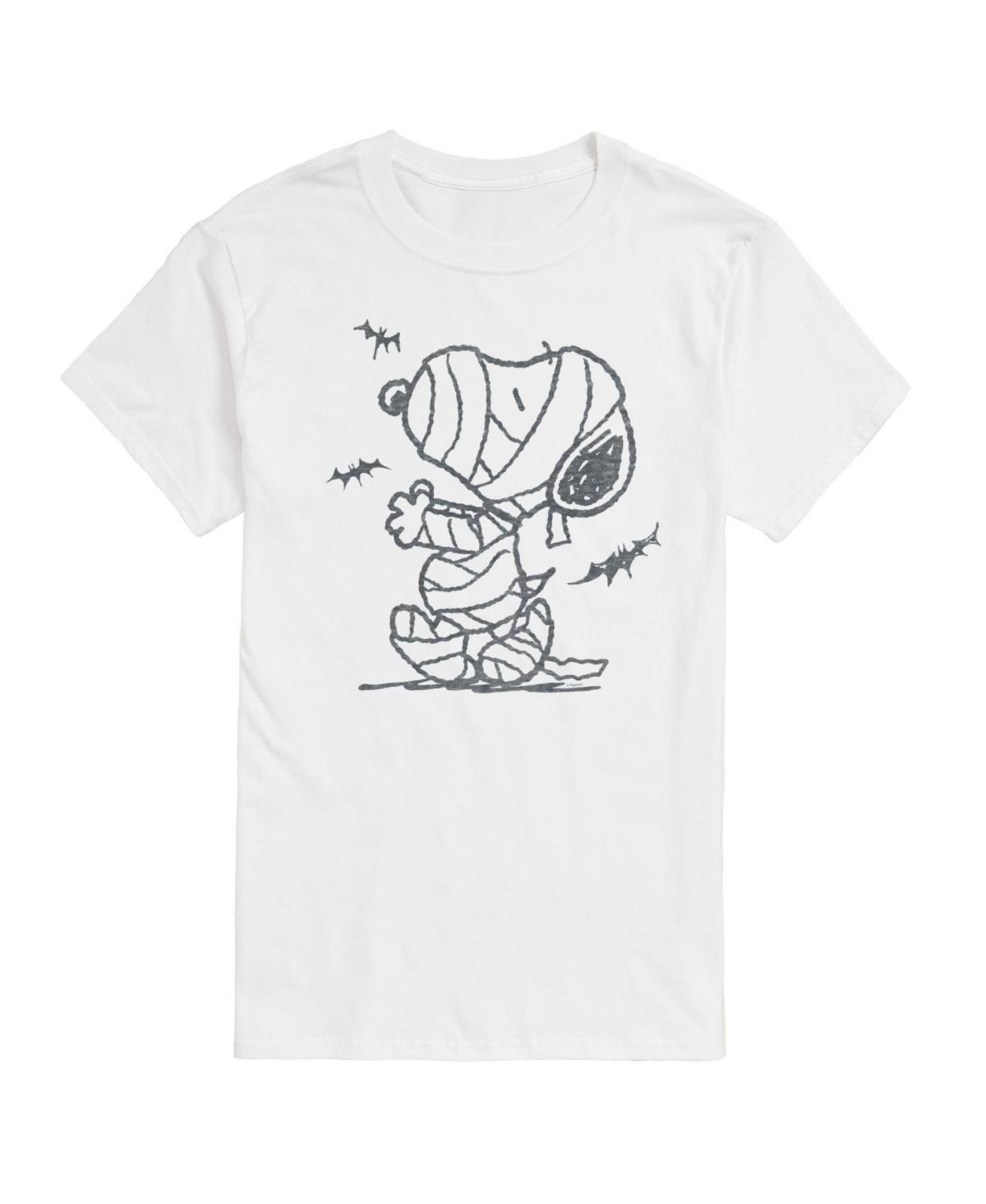 Hybrid Apparel Peanuts Mummy Mens Short Sleeve Tee Product Image