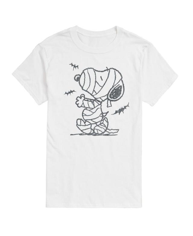 Hybrid Apparel Peanuts Mummy Mens Short Sleeve Tee Product Image