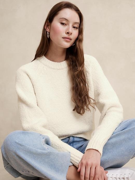 Boucle Pullover Sweater Product Image