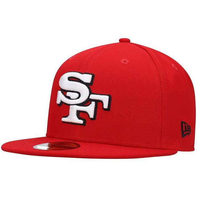 Mens New Era Scarlet San Francisco 49ers Elemental 59FIFTY Fitted Hat Product Image