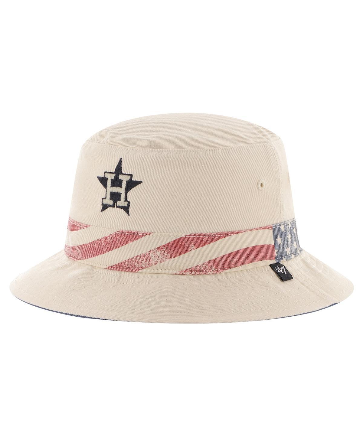 47 Brand Mens Khaki Houston Astros Glory Daze Bucket Hat Product Image