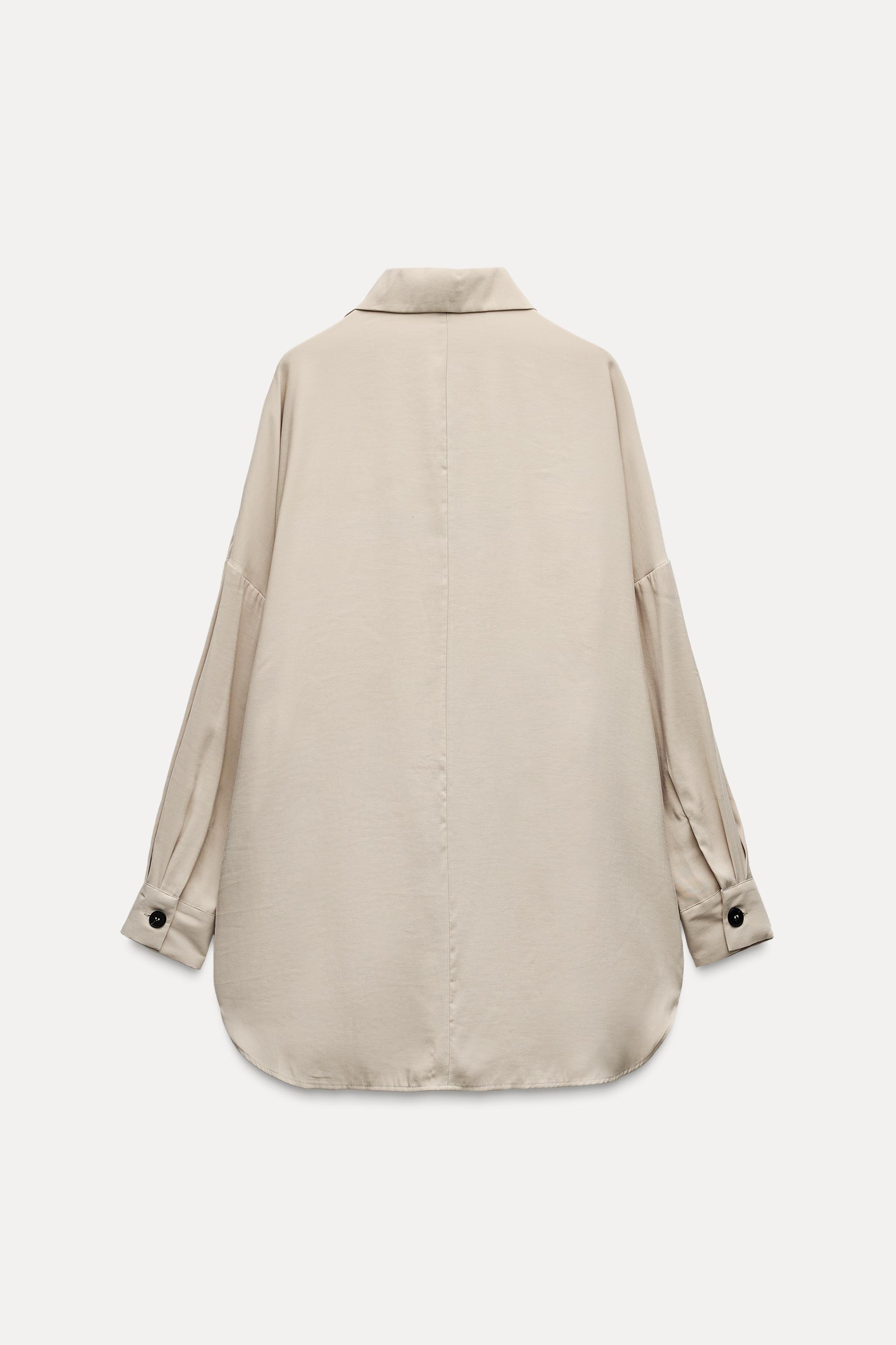 FLOWY OVERSHIRT WITH POCKETS Product Image