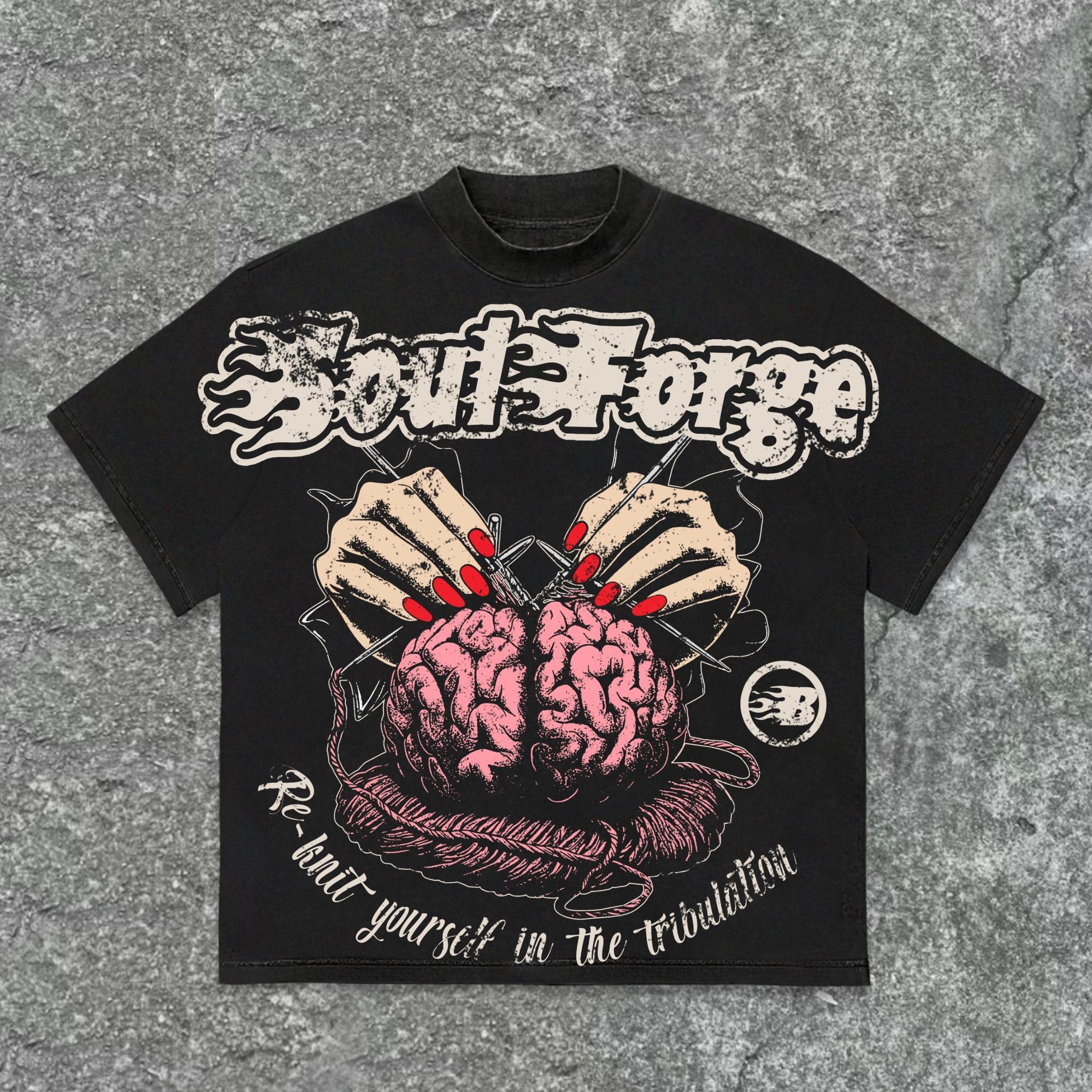 Sopula Hellstar Soulforge Graphics Cotton T-Shirt Product Image