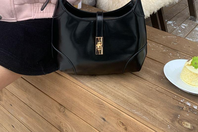 Faux Leather Shoulder Bag Product Image