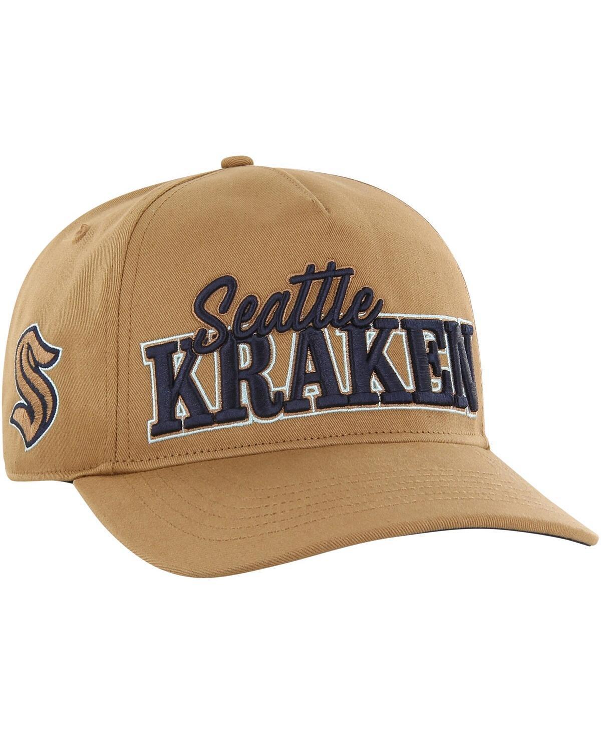 Mens 47 Tan Seattle Kraken Barnes Hitch Adjustable Hat Product Image