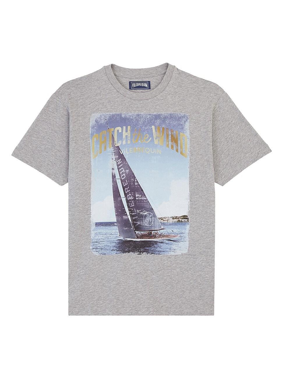 Mens Catch The Wind Sailboat T-Shirt Product Image