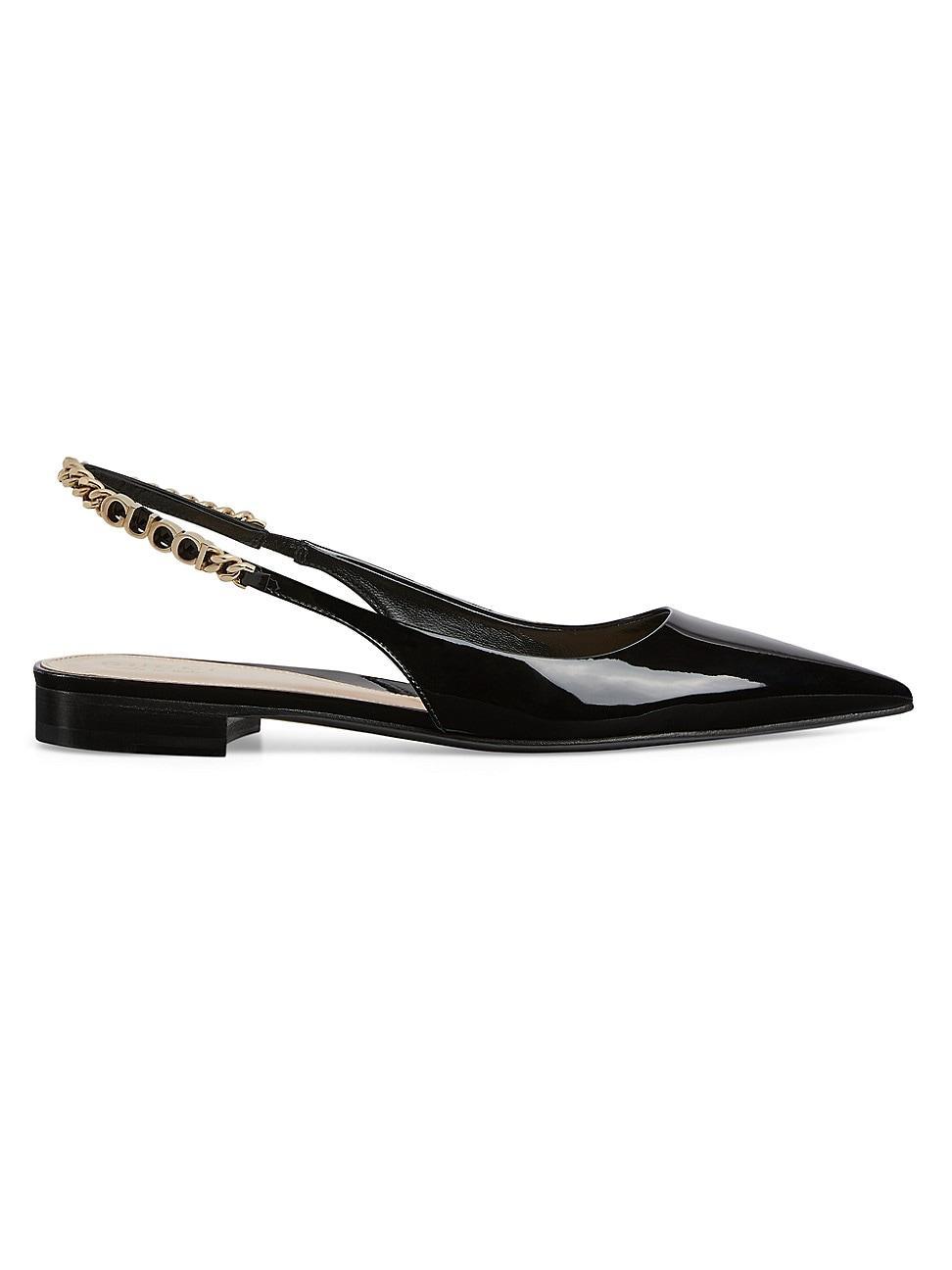 Womens Signoria Patent Leather Ballet Slingback Flats Product Image