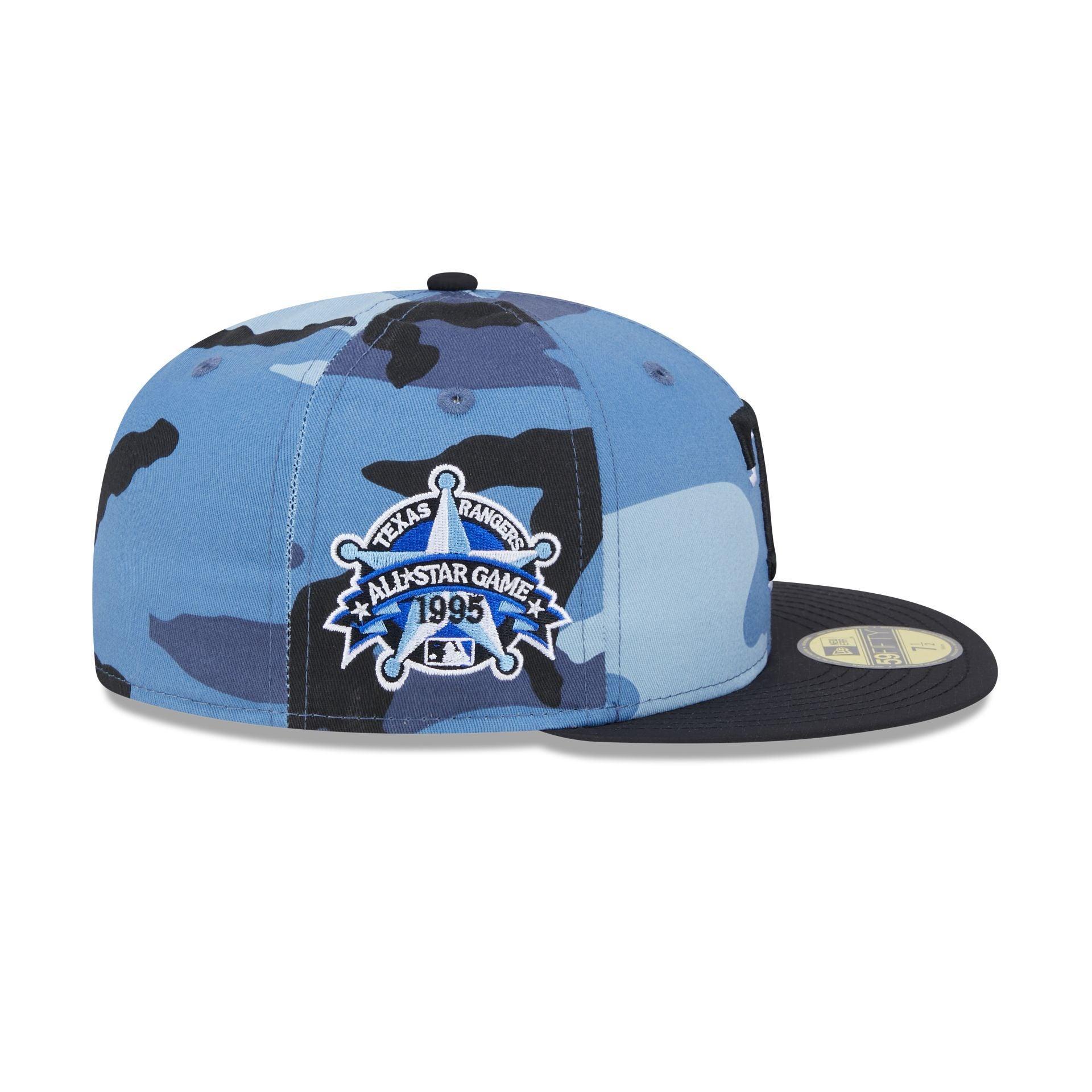 Just Caps Color Camo Texas Rangers 59FIFTY Fitted Hat Male Product Image