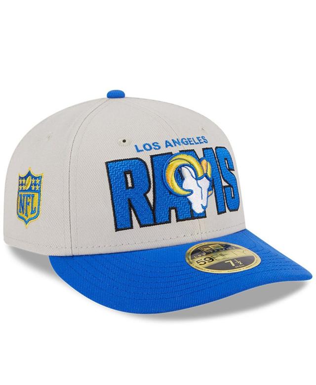 Mens New Era Stone Los Angeles Rams 2023 Nfl Draft Low Profile 59FIFTY Fitted Hat - Stone Product Image