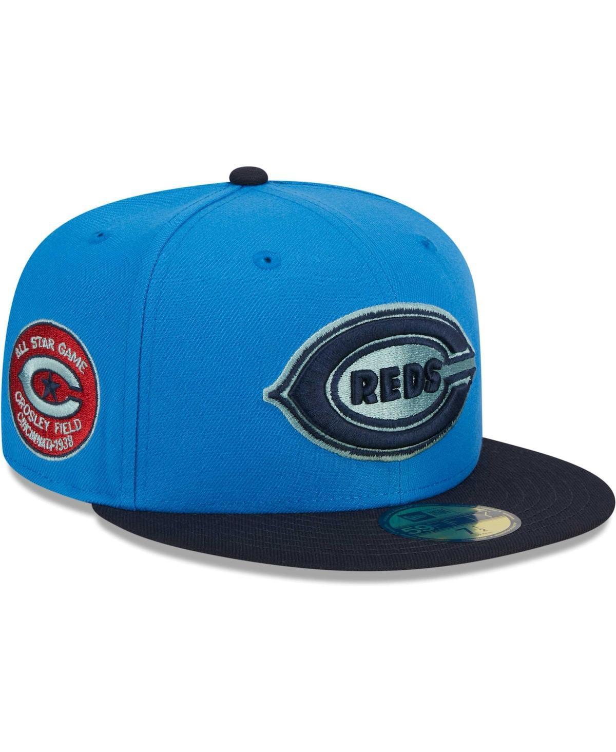 Mens New Era Royal Cincinnati Reds 59FIFTY Fitted Hat Product Image