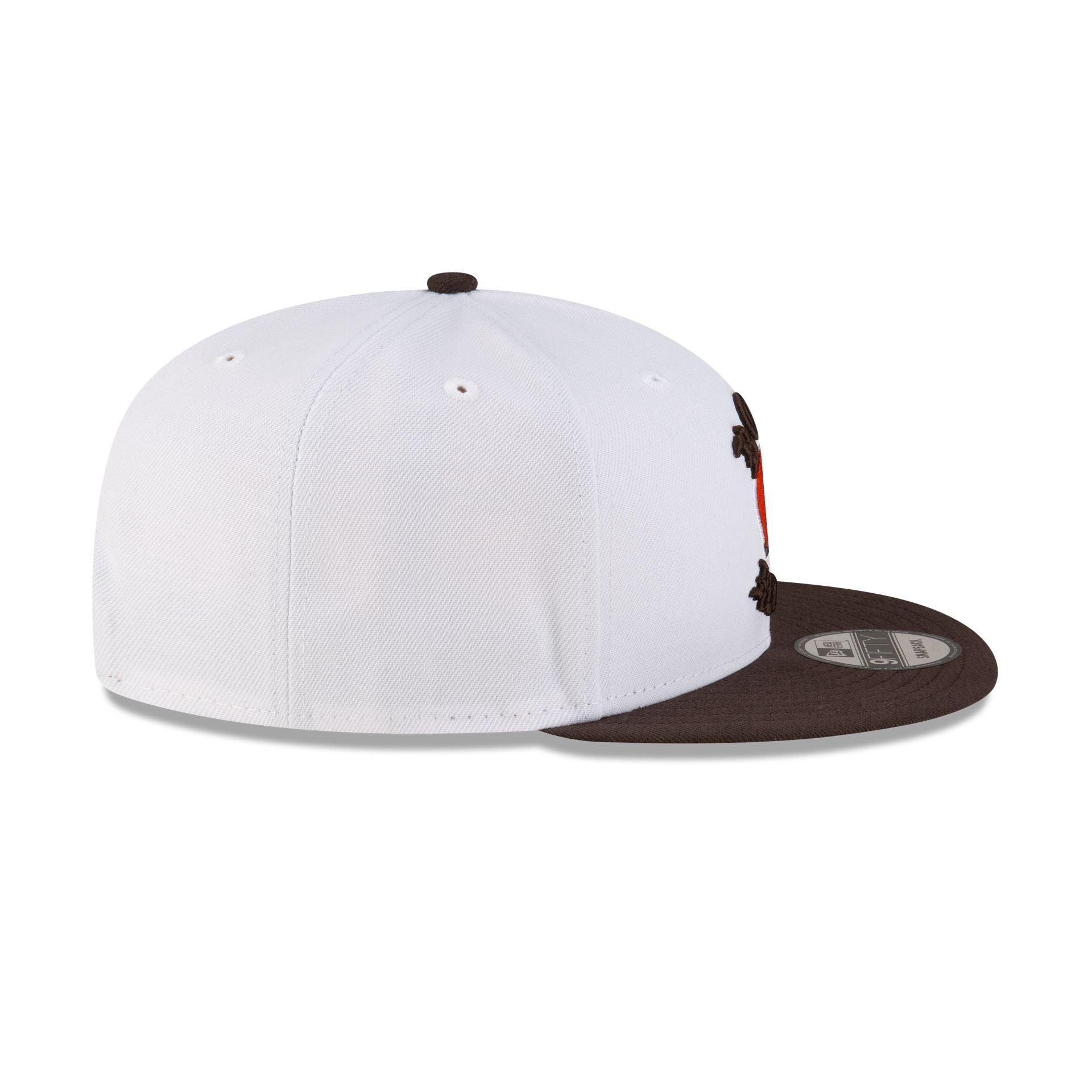 Born x Raised Cleveland Browns White 9FIFTY Snapback Male Product Image