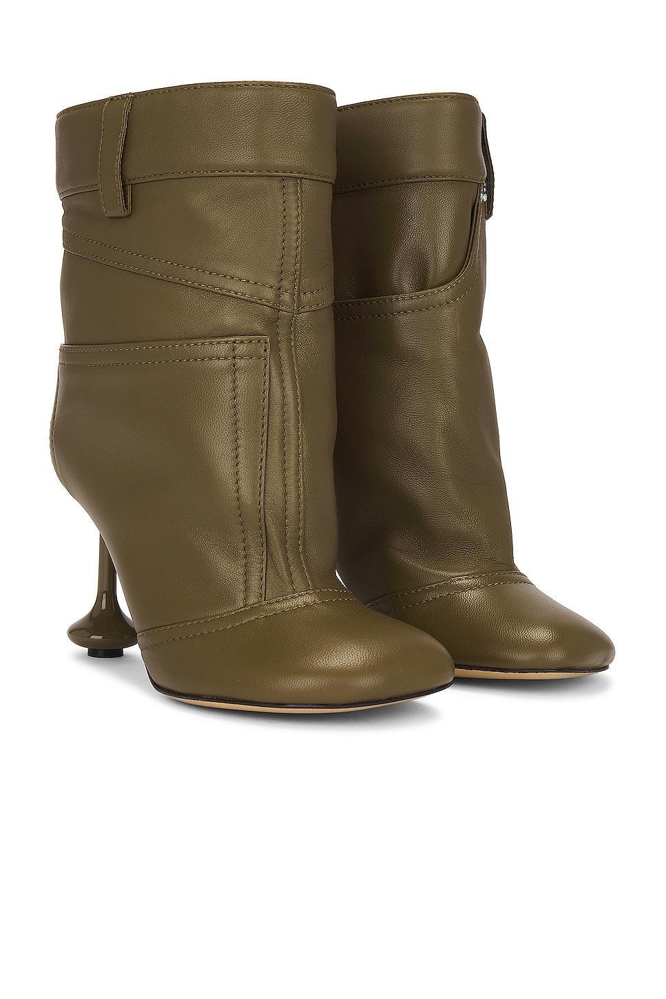 Loewe Toy Ankle Boot in Oat Milk - Cream. Size 41 (also in 40). Product Image