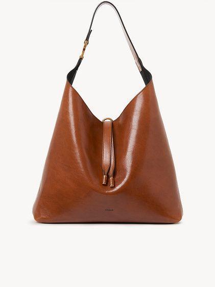 Marcie hobo bag in soft leather Product Image