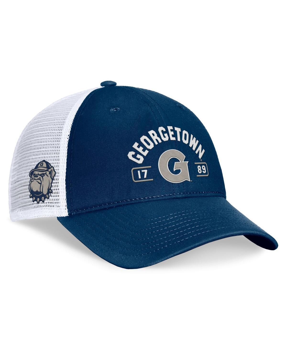 Top of the World Mens Navy Georgetown Hoyas Free Kick Trucker Adjustable Hat - Navy, White Product Image