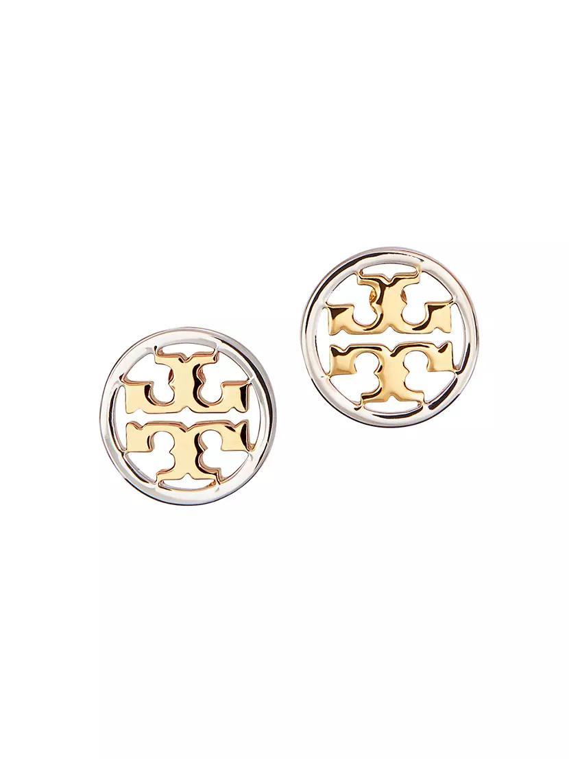 Miller Two-Tone 18K Gold-Plated & Silvertone Stud Earrings Product Image