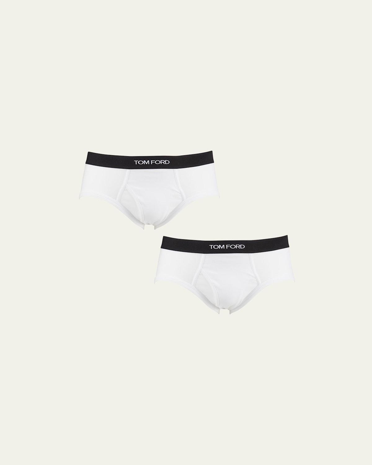 Mens 2-Pack Stretch-Cotton Logo Briefs Product Image