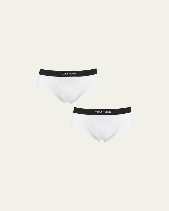 Mens 2-Pack Stretch-Cotton Logo Briefs Product Image