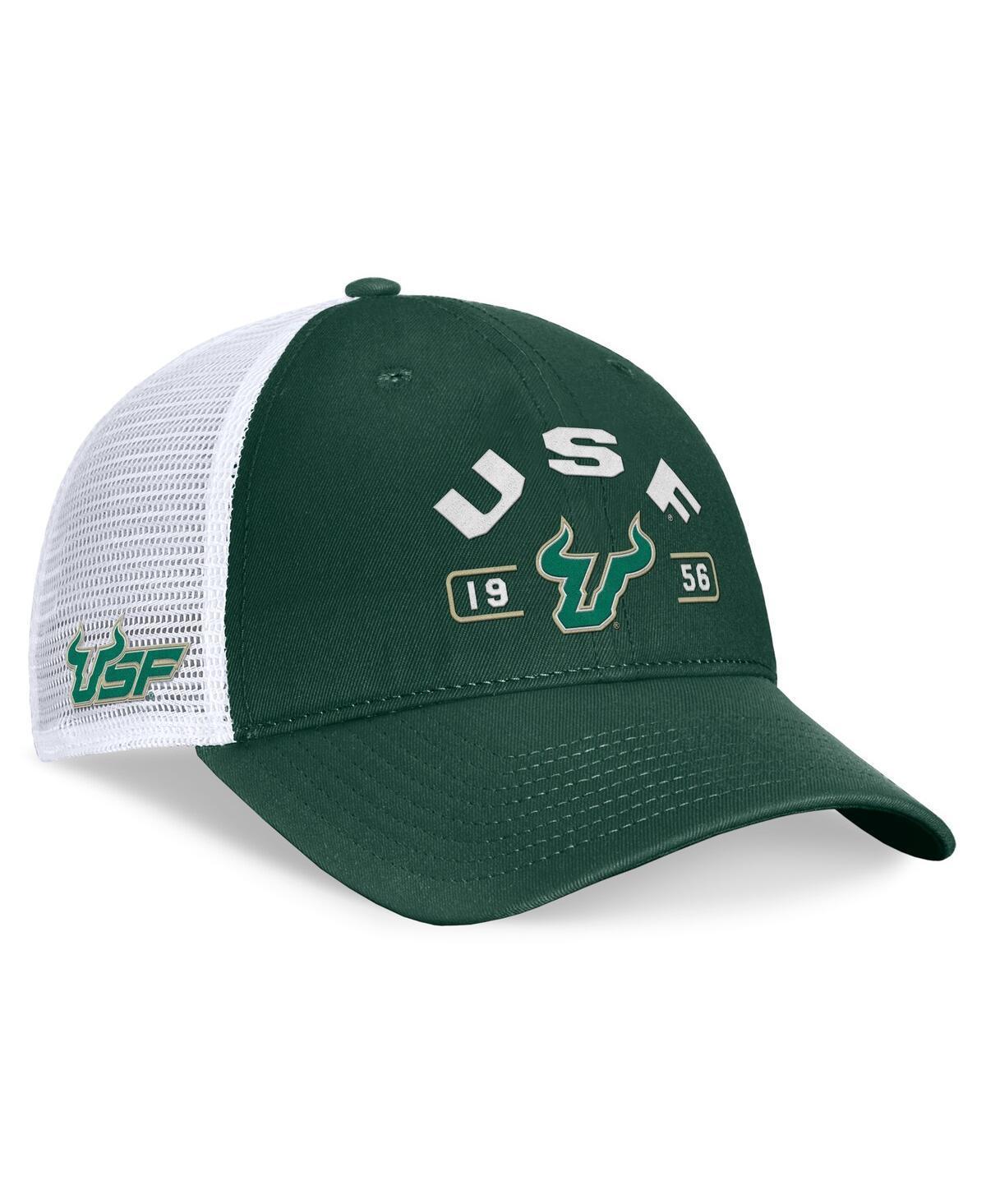 Top of the World Mens Green South Florida Bulls Free Kick Trucker Adjustable Hat - Green, White Product Image