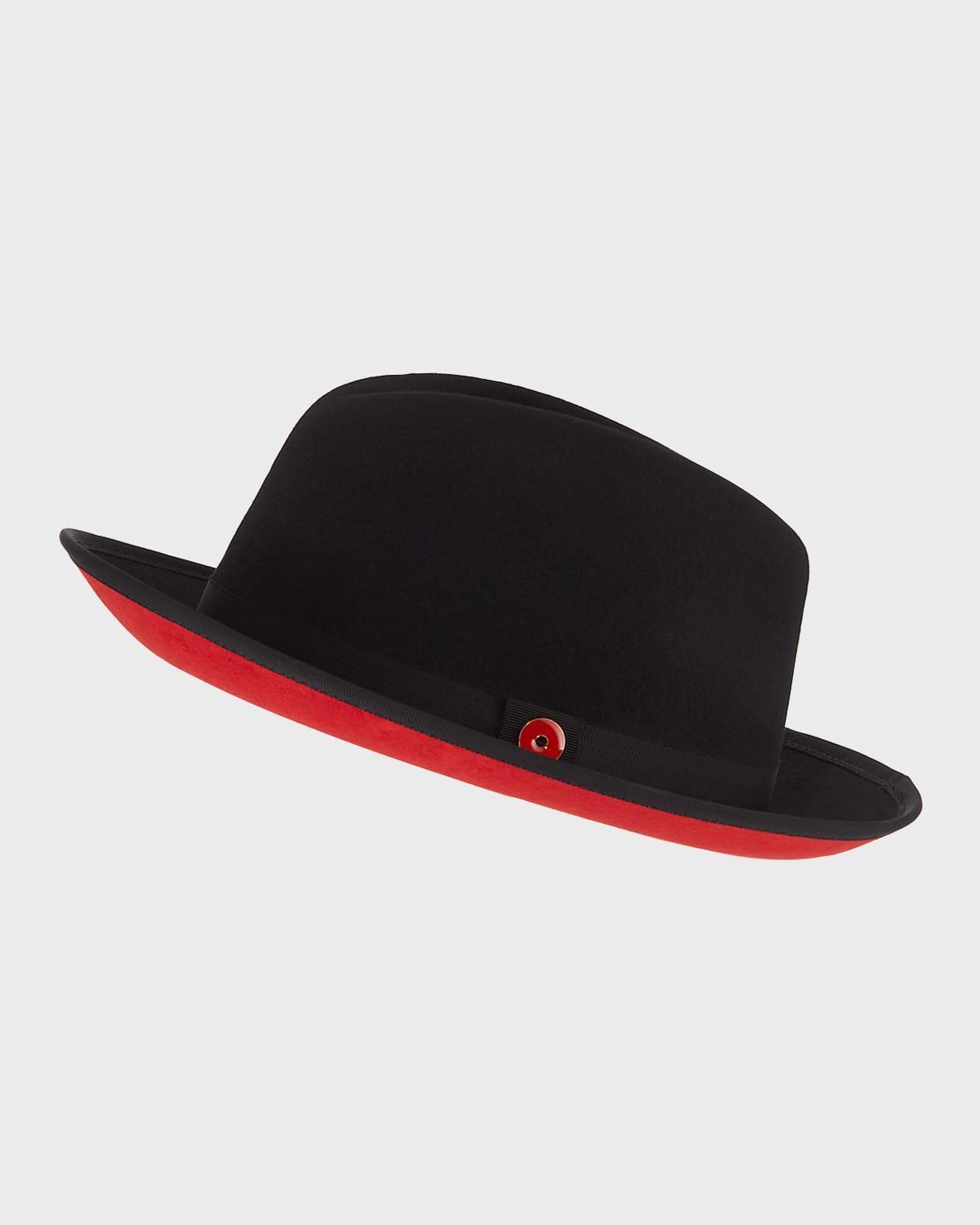 Mens King Wool Fedora Hat Product Image