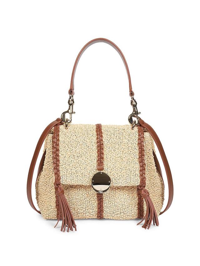 Womens Penelope Woven Small Shoulder Bag Product Image