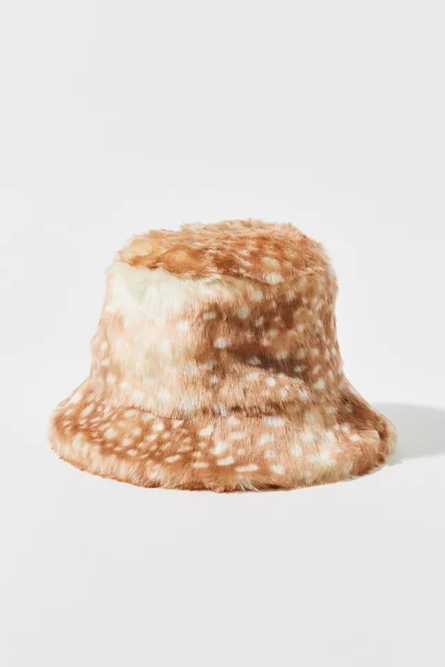 Fluffy Faux Fur Bucket Hat product image