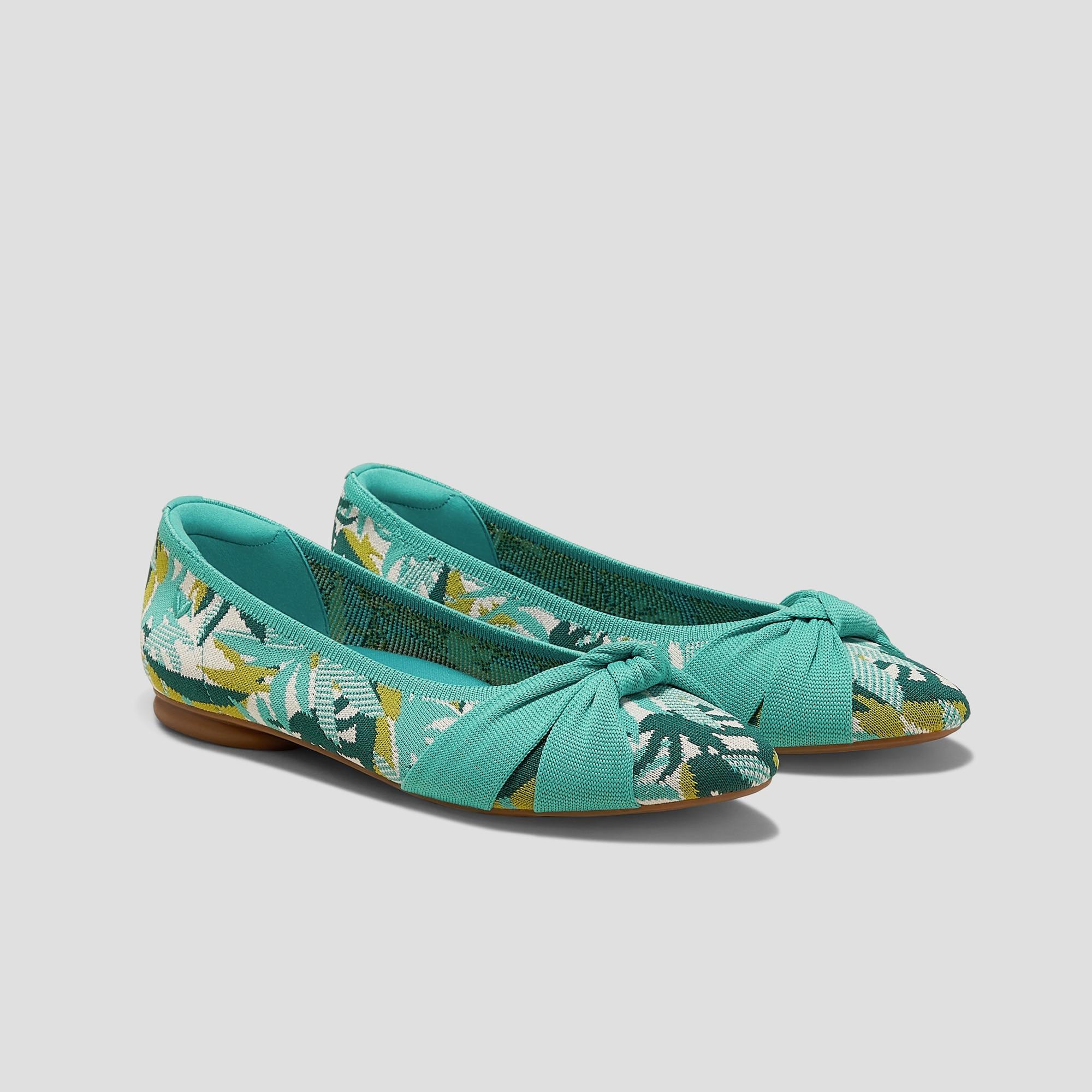 Almond-Toe Knotted Flats (Bibi) Product Image