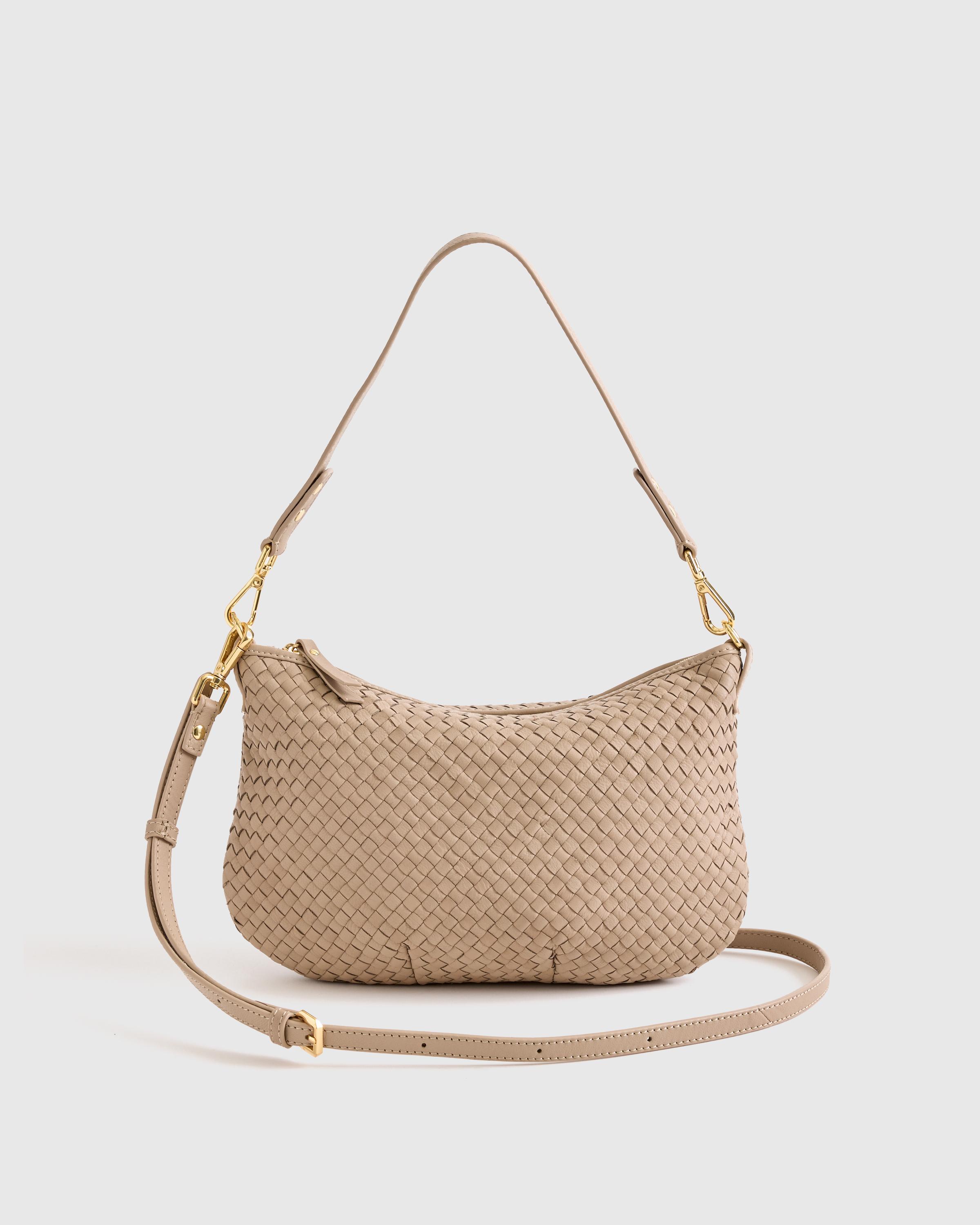 Italian Handwoven Leather Mini Shoulder Bag Product Image