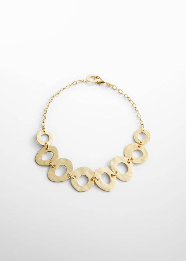 MANGO - Irregular hoops necklace - One size - Women Product Image