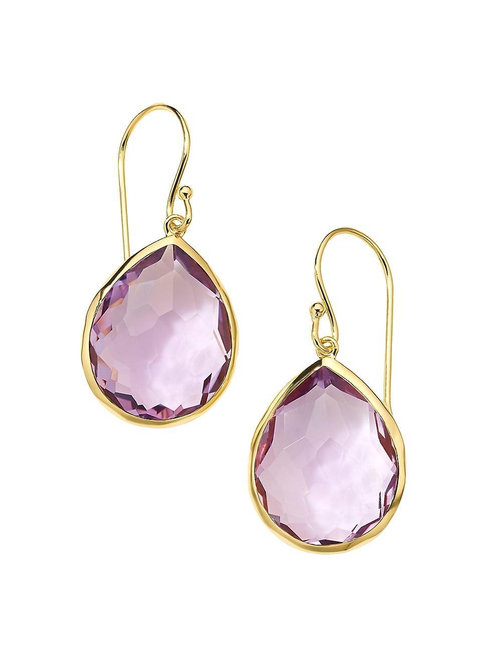 Small Teardrop Earrings in 18K Gold Product Image