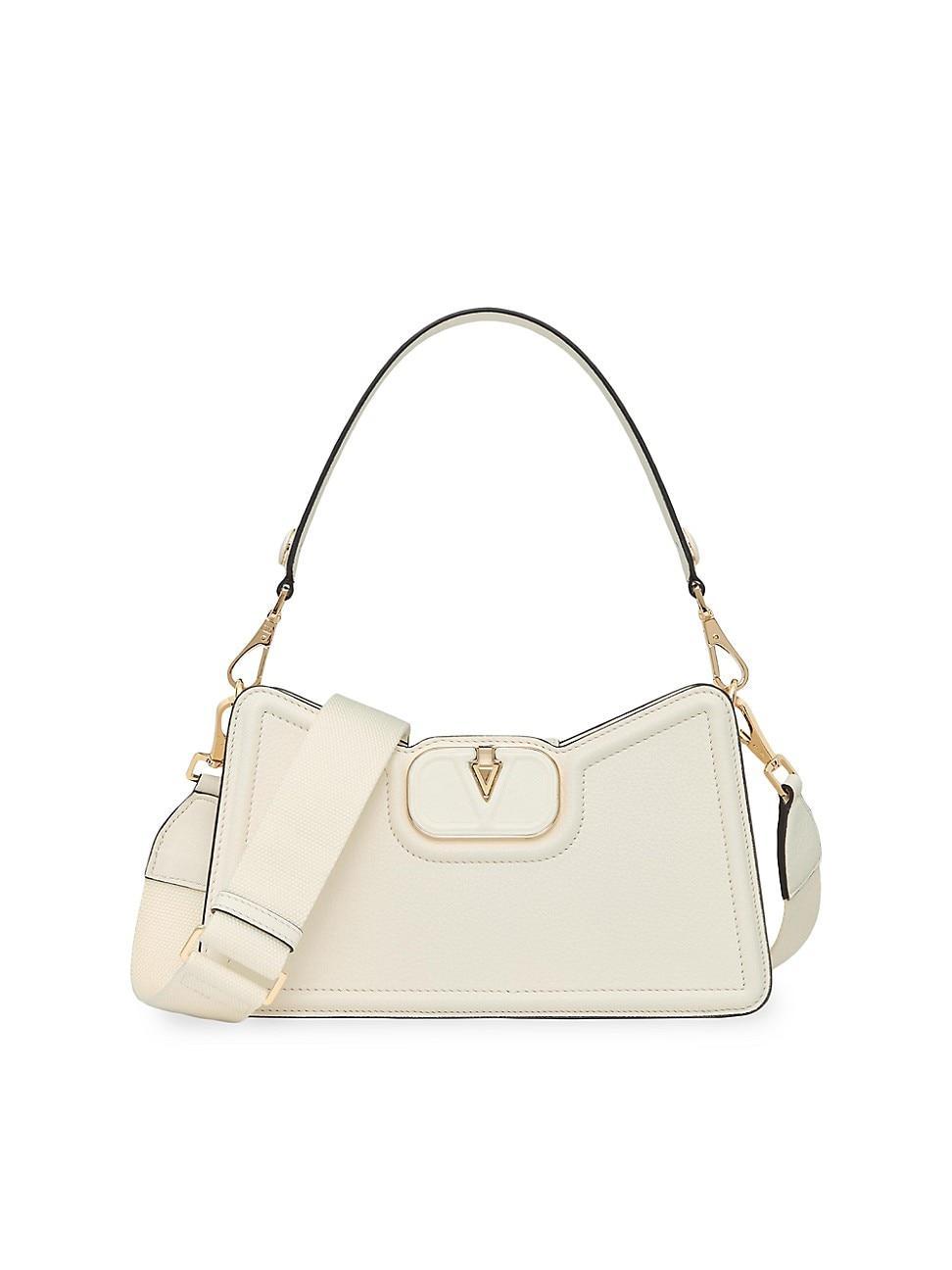 Valentino Garavani V Logo Shoulder Bag in Rose Product Image