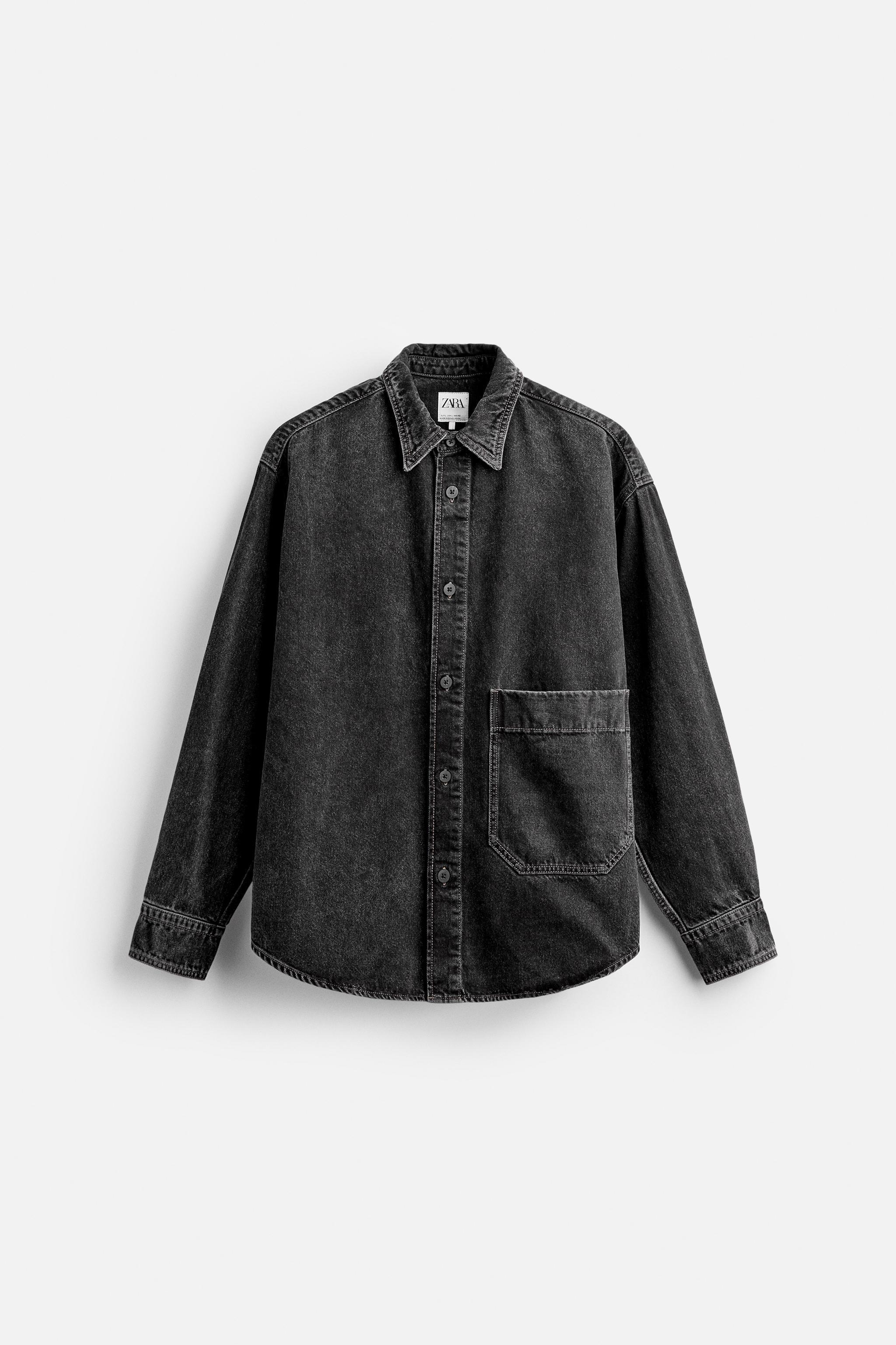 RELAXED FIT DENIM SHIRT Product Image