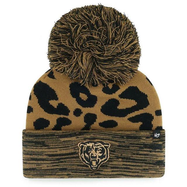 Womens 47 Chicago Bears Rosette Cuffed Knit Hat with Pom Product Image