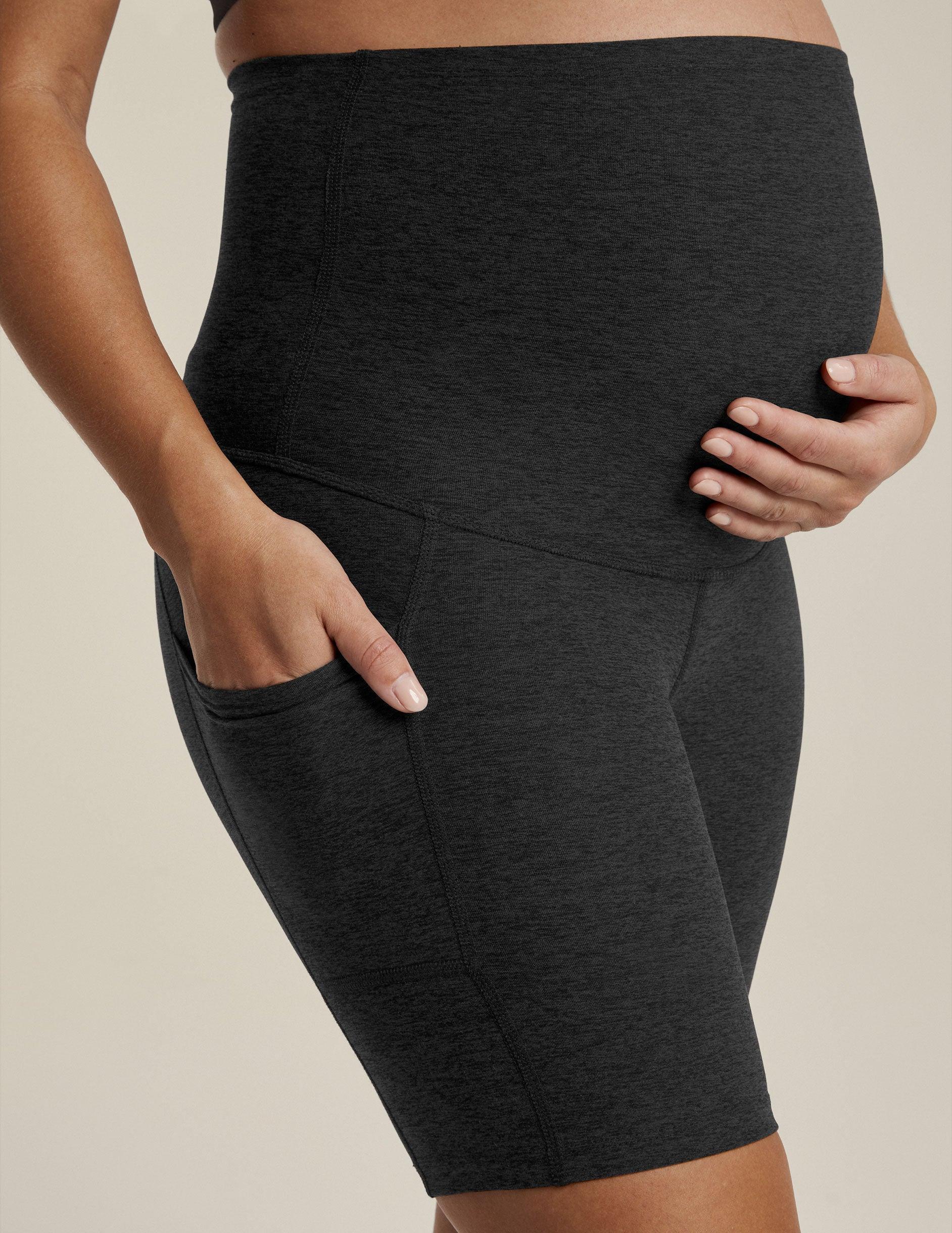 Spacedye Pockets Forever Maternity Biker Short Product Image