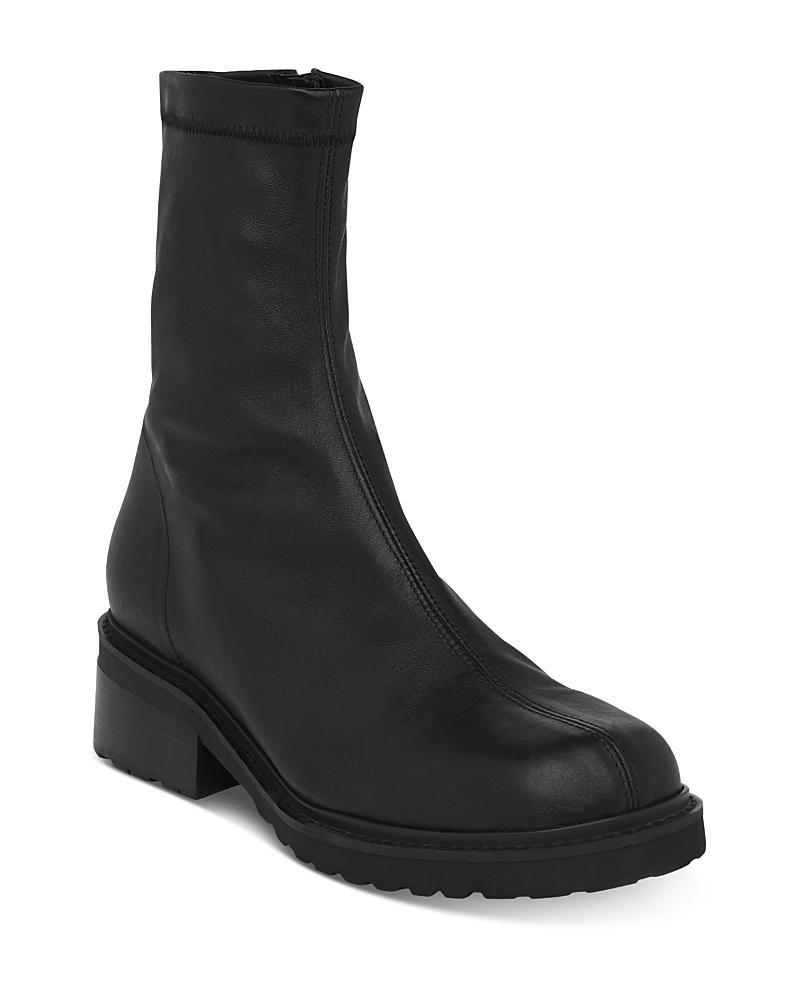 Whistles Womens Paige Stretch Sock Lug Boots Product Image