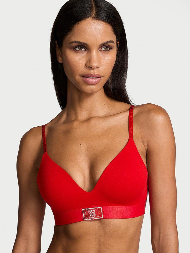 Shine Patch Lightly Lined Wireless Bra Product Image