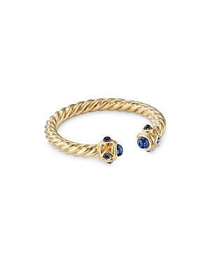 Womens Renaissance Open Ring in 18K Gold With Gemstones Product Image